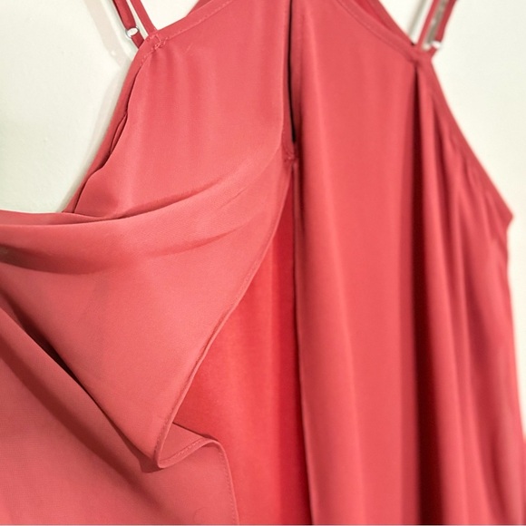 BCBGeneration Red Halter Style Flowy Mini Dress - Picture 8 of 16